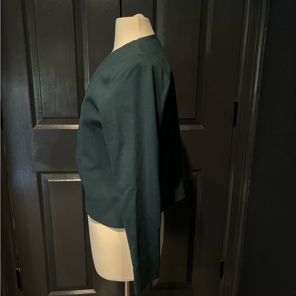 Elegant Dark Green Women's Jacket - Picture 2 of 4